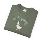 Michigoosey Silly Goose Michigan T-Shirt, cute goose with bow Michigan Gift souvenir T-Shirt La Vie Bien Michigoosey Silly Goose Michigan T-Shirt, cute goose with bow Michigan Gift souvenir