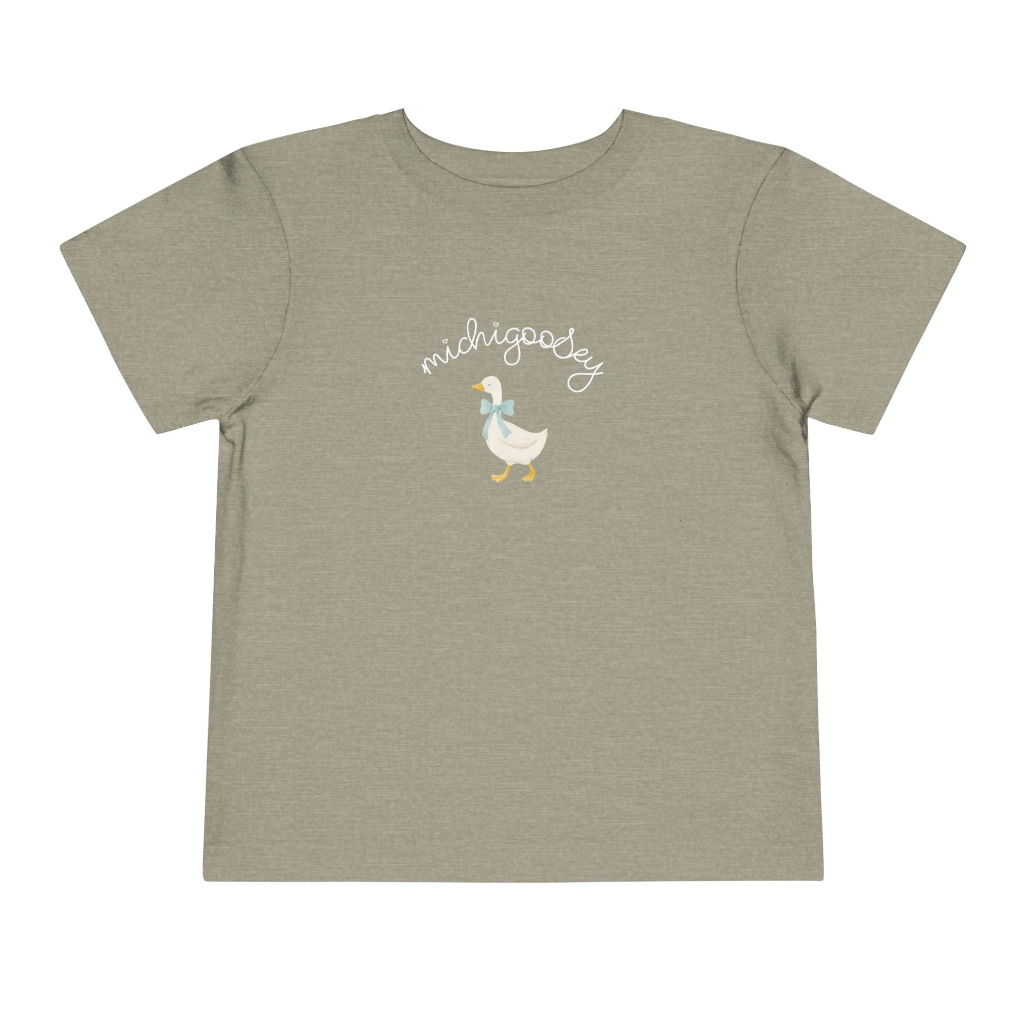 Michigoosey Toddler Tee, Cute Toddler Short Sleeve Shirt Kids clothes La Vie Bien Michigoosey Toddler Tee, Cute Toddler Short Sleeve Shirt