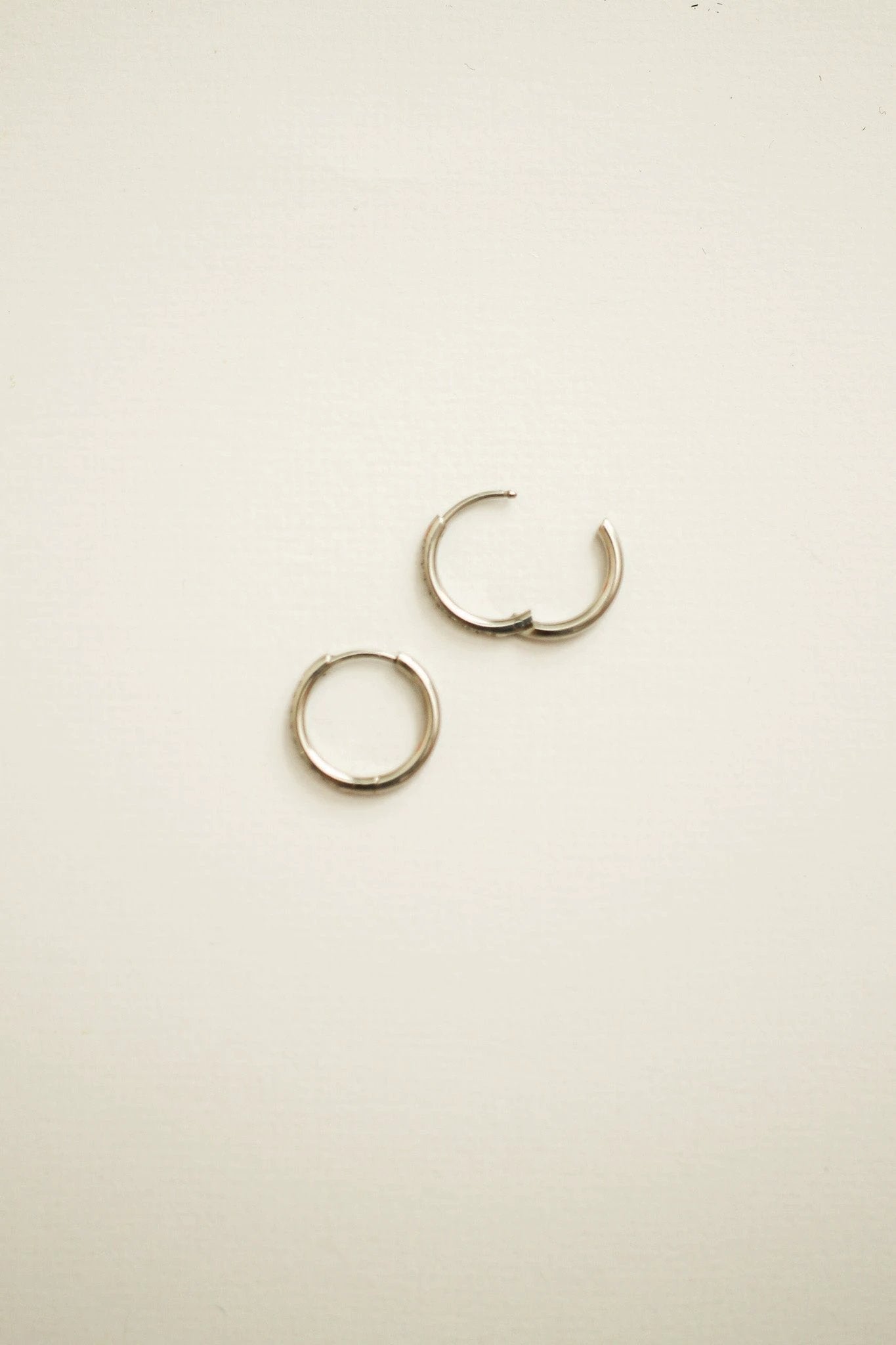 Micro Crystal Hoop by Rose & Clay