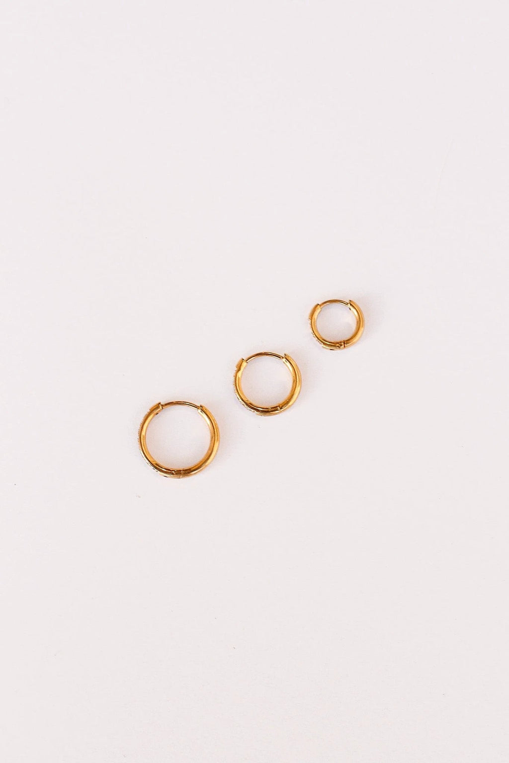 Micro Crystal Hoop by Rose & Clay