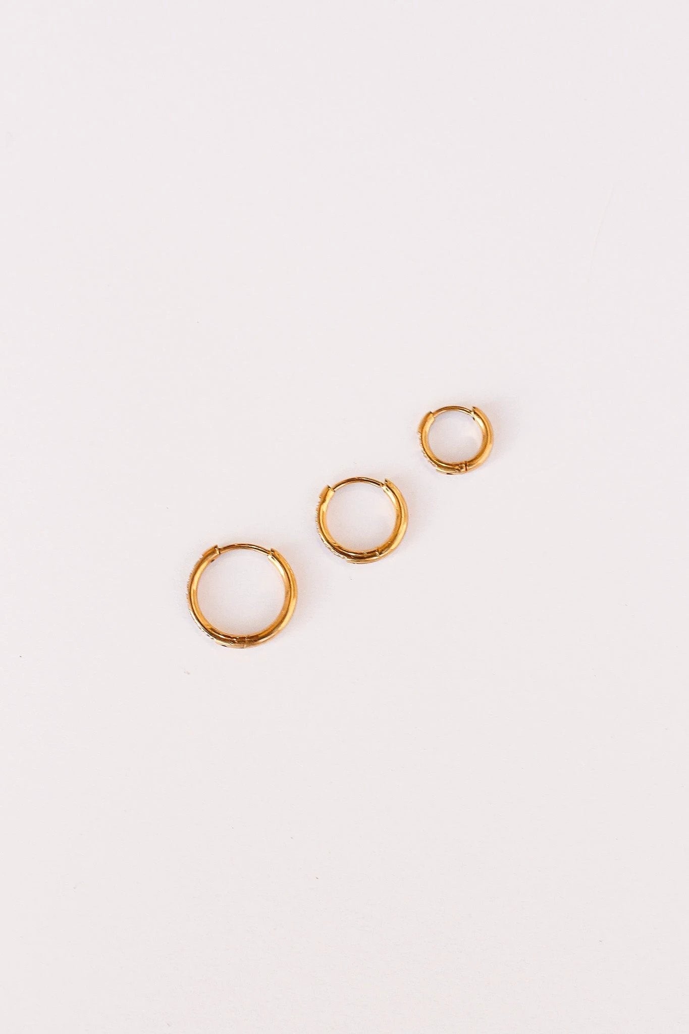 Micro Crystal Hoop by Rose & Clay