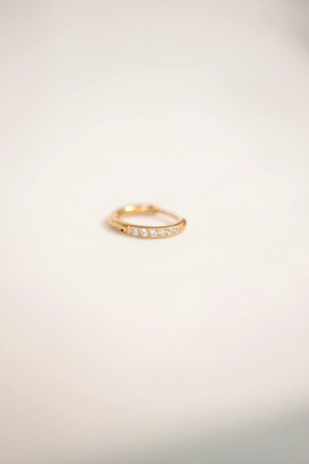 Micro Crystal Hoop by Rose & Clay