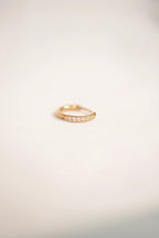 Micro Crystal Hoop by Rose & Clay