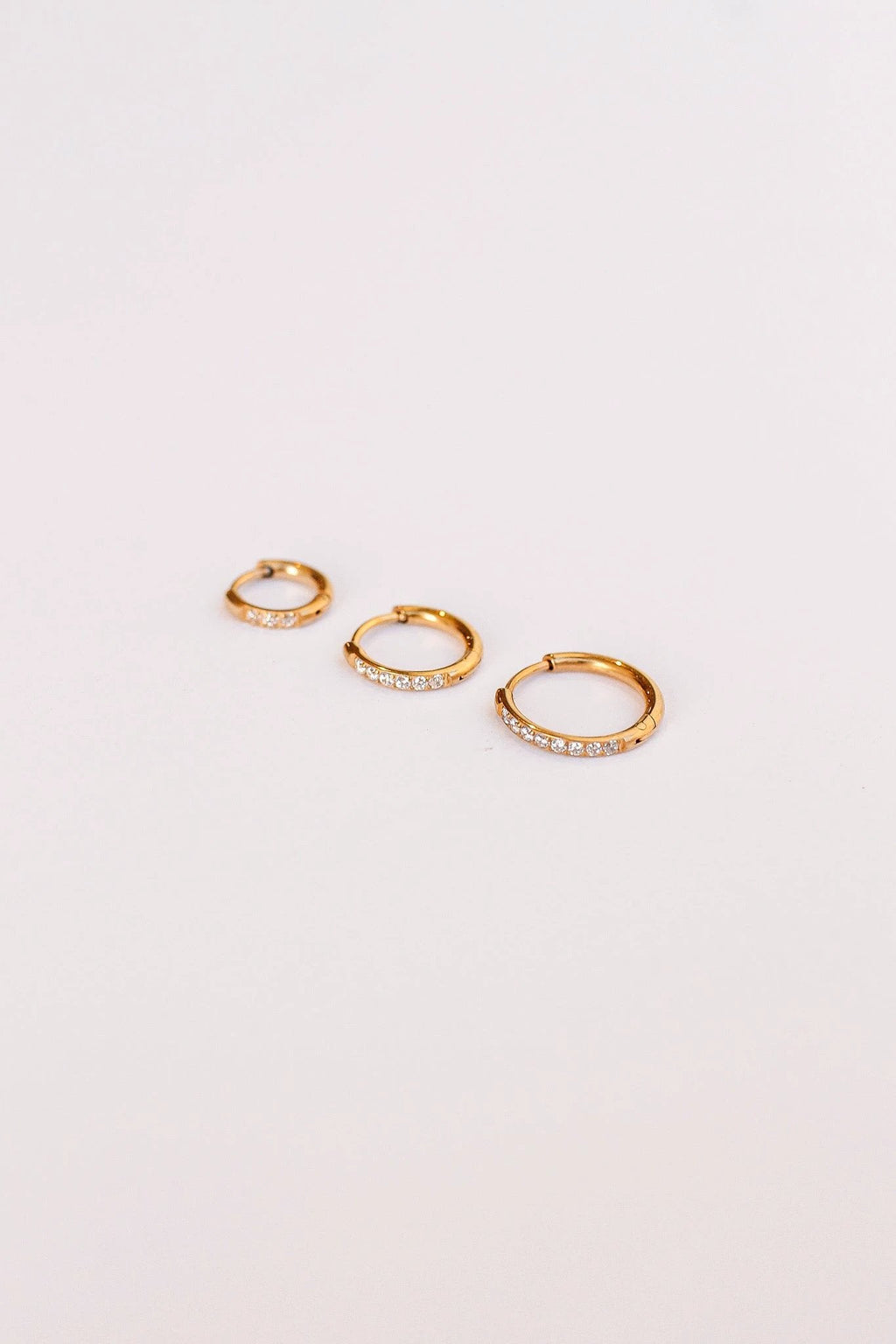 Micro Crystal Hoop by Rose & Clay