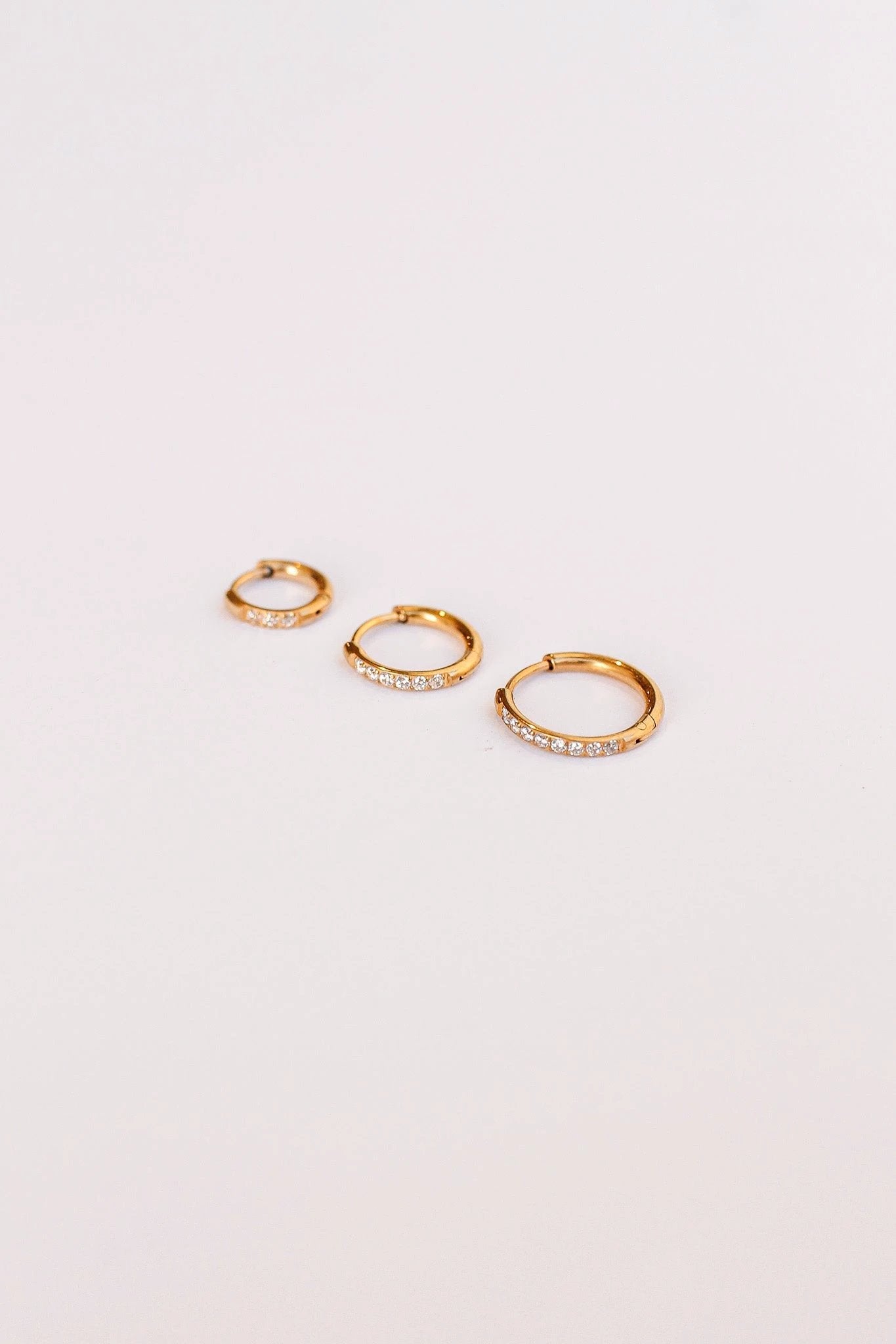 Micro Crystal Hoop by Rose & Clay