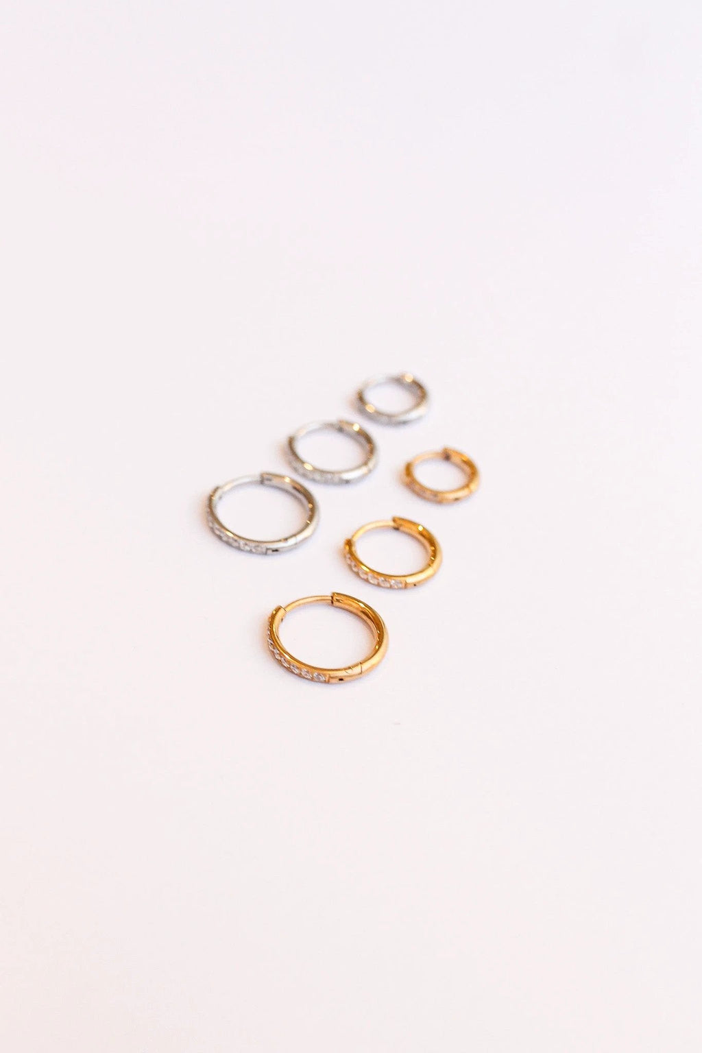 Micro Crystal Hoop by Rose & Clay