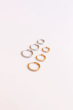 Micro Crystal Hoop by Rose & Clay