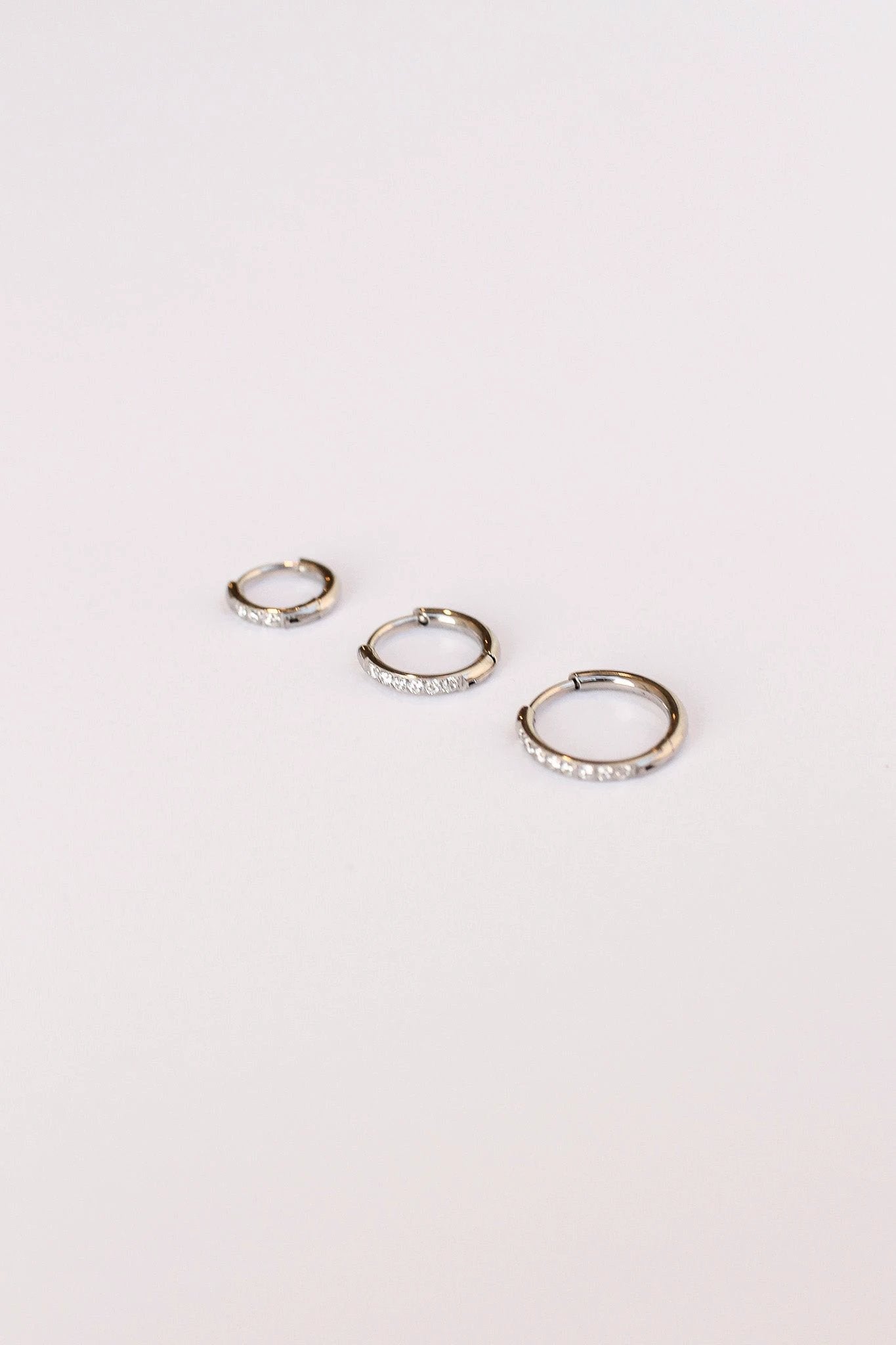 Micro Crystal Hoop by Rose & Clay