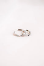 Micro Crystal Hoop by Rose & Clay