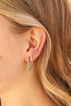 Micro Crystal Hoop by Rose & Clay