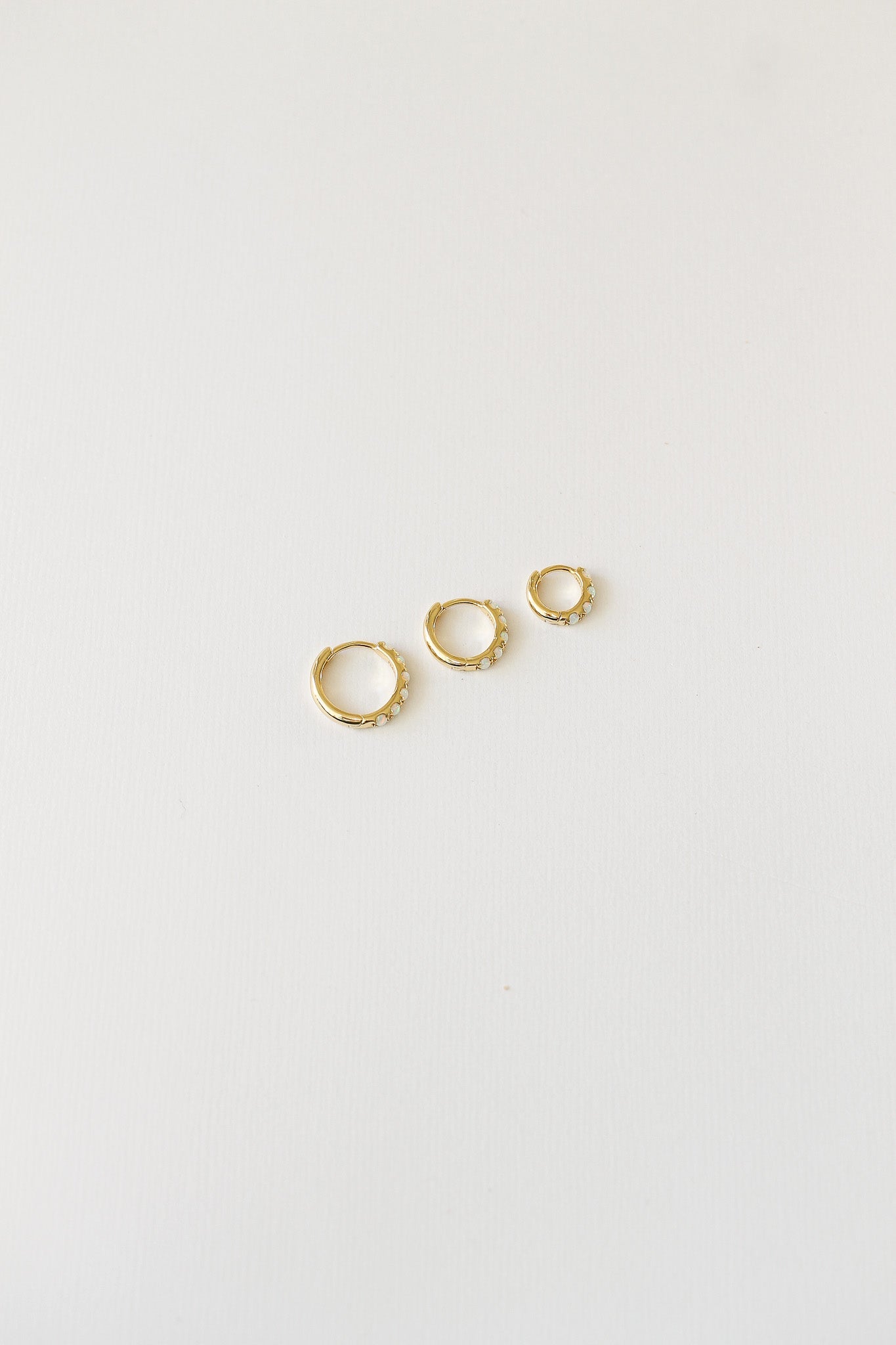 Micro Opal Hoop hoop La Vie Bien Micro Opal Hoop