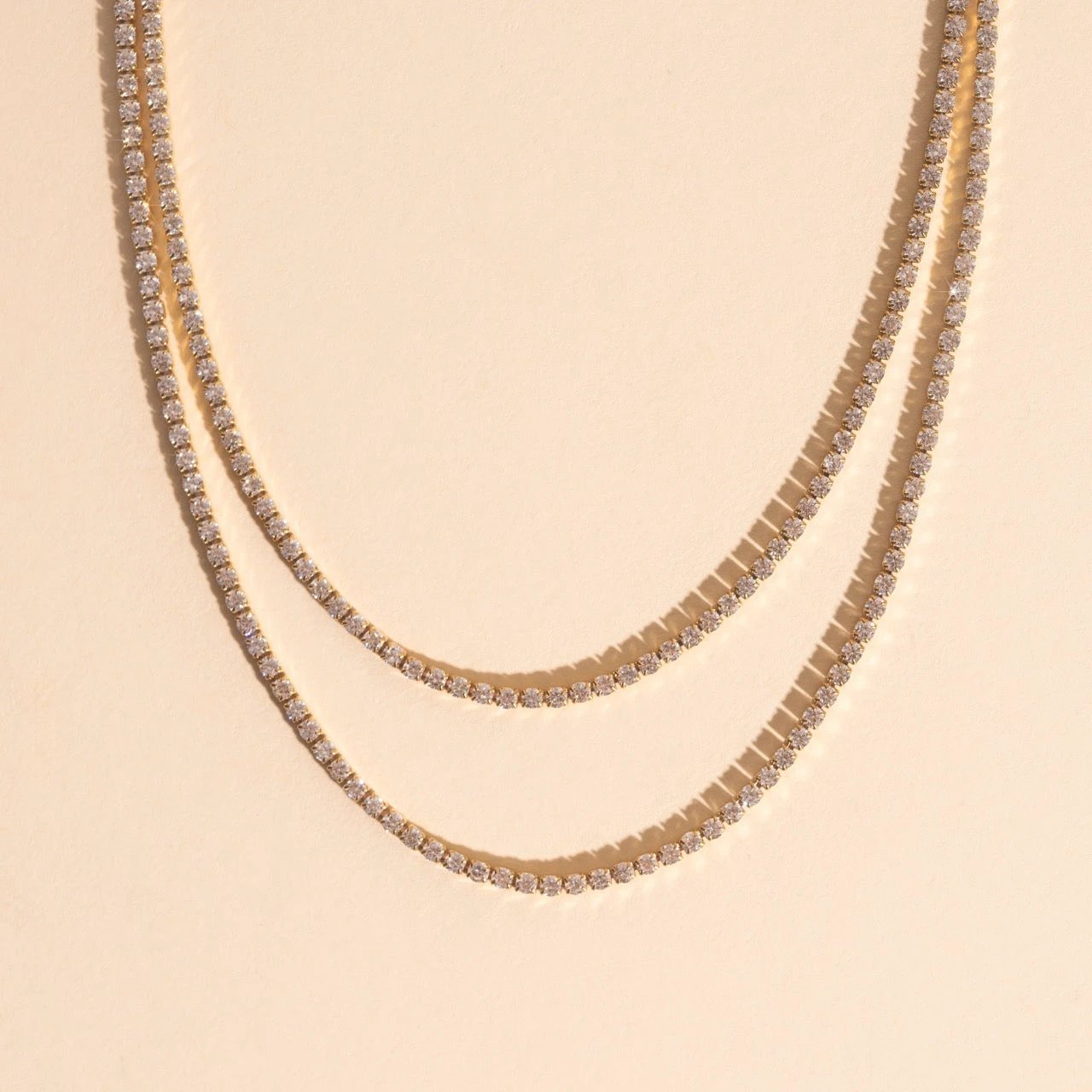 Micro Tennis Necklace by Oh Clementine
