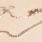 Micro Tennis Necklace by Oh Clementine