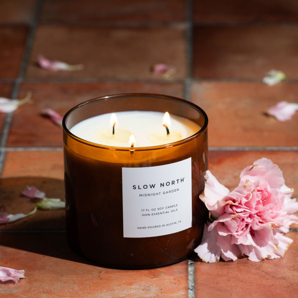 Midnight Garden (Lavender + Rosemary + Geranium) - Signature 3 - Wick Candle Signature 3 - Wick Candle La Vie Bien Midnight Garden (Lavender + Rosemary + Geranium) - Signature 3 - Wick Candle