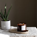 Midnight Garden (Lavender + Rosemary + Geranium) - Signature 3 - Wick Candle Signature 3 - Wick Candle La Vie Bien Midnight Garden (Lavender + Rosemary + Geranium) - Signature 3 - Wick Candle