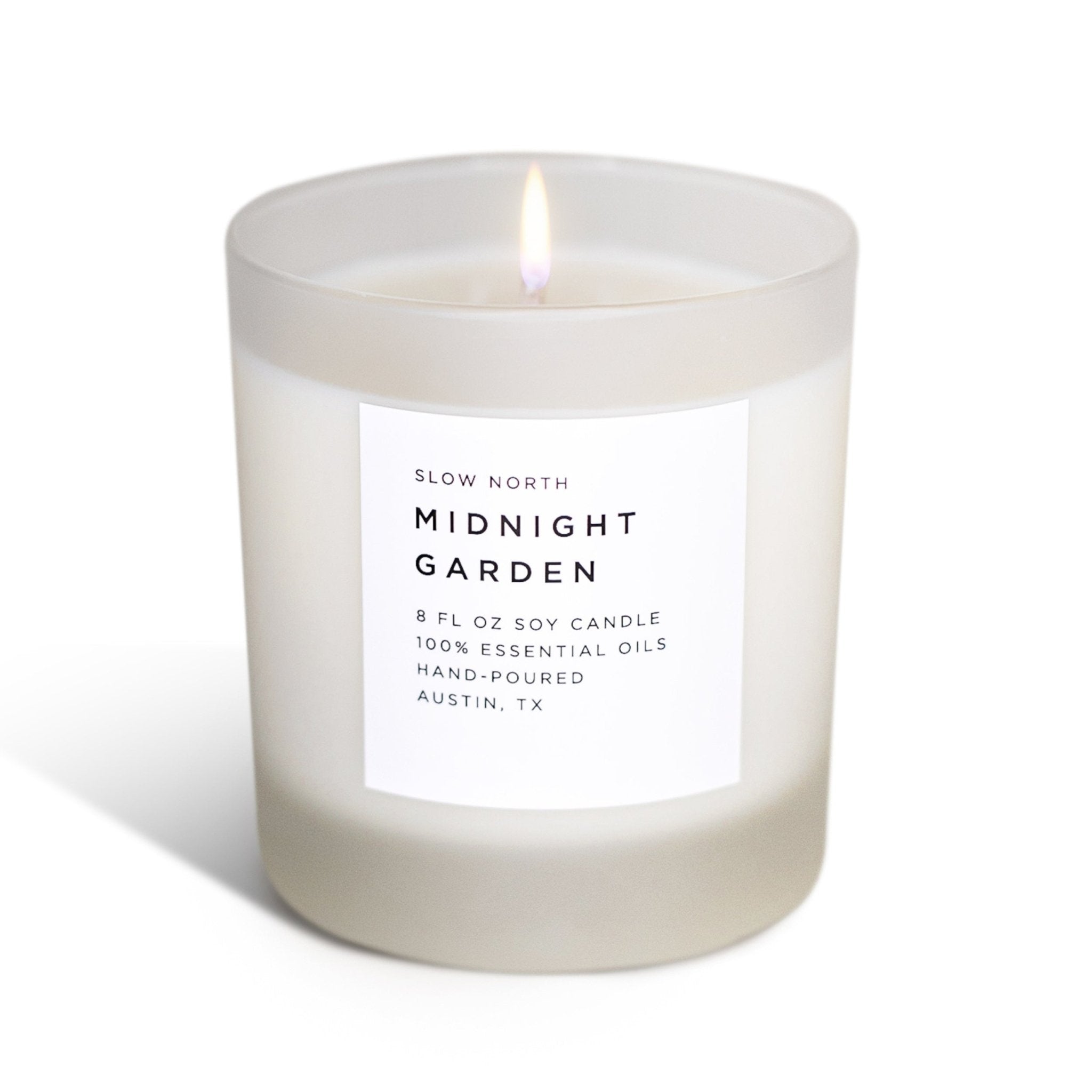 Midnight Garden - Signature Candle (Lavender + Rosemary + Geranium) Frosted Candles La Vie Bien Midnight Garden - Signature Candle (Lavender + Rosemary + Geranium)