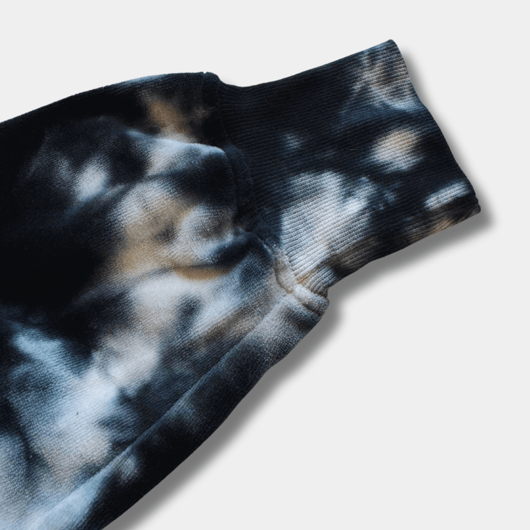 Midnight Velvet Tie - Dye Crop Pullover Clothing La Vie Bien Midnight Velvet Tie - Dye Crop Pullover