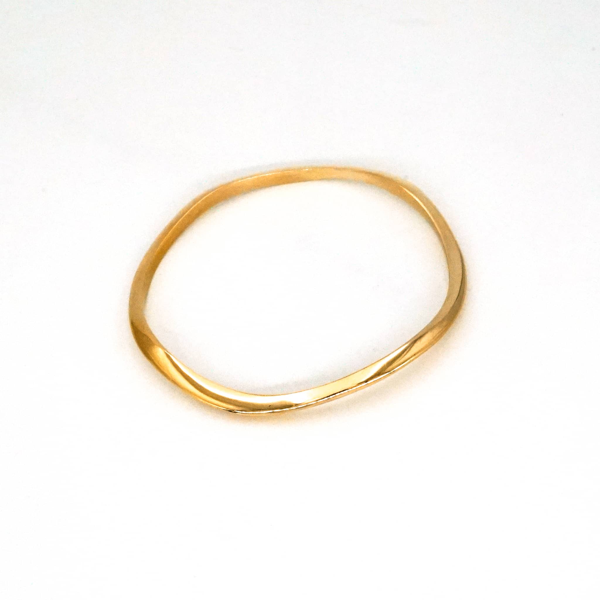 Miji Brass Irregular Curve Bangle Bracelets La Vie Bien Miji Brass Irregular Curve Bangle