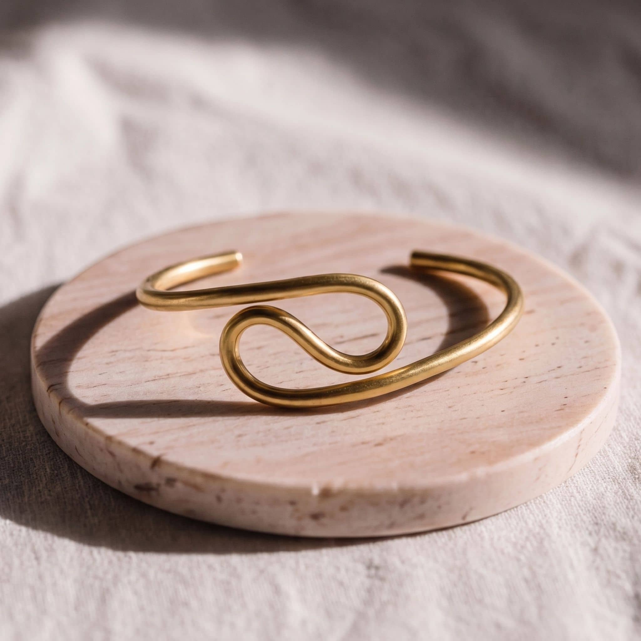 Milele Brass Spiral Cuff Bracelet for Women Bracelets La Vie Bien Milele Brass Spiral Cuff Bracelet for Women