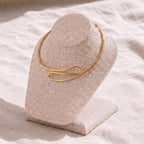 Milele Spiral Cuff Choker Necklace for Women Choker La Vie Bien Milele Spiral Cuff Choker Necklace for Women