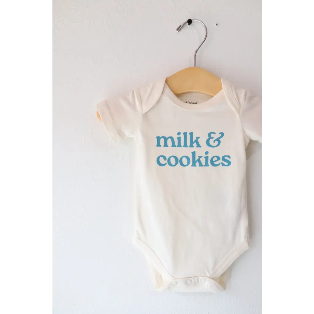 Milk & Cookies Organic Cotton Baby Onesie