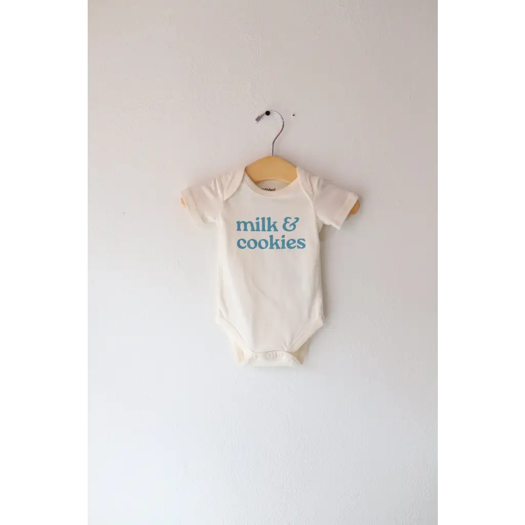 Milk & Cookies Organic Cotton Baby Onesie