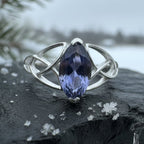 Millicent Celtic Trinity Knot Ring Ring La Vie Bien Millicent Celtic Trinity Knot Ring
