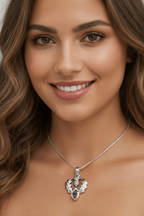 Millie Scottish Thistle Necklace in Sterling Silver Pendant La Vie Bien Millie Scottish Thistle Necklace in Sterling Silver
