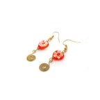 Milly Blown Glass Earrings - Thailand Jewelry La Vie Bien Milly Blown Glass Earrings - Thailand