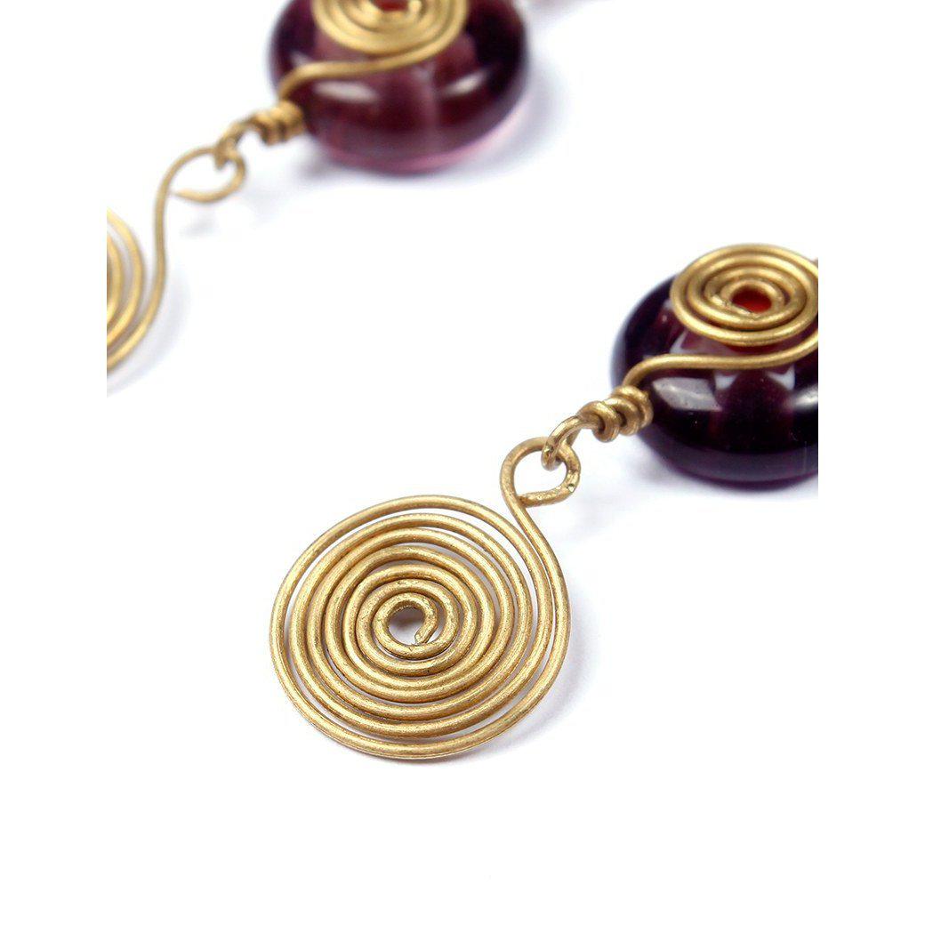 Milly Blown Glass Earrings - Thailand Jewelry La Vie Bien Milly Blown Glass Earrings - Thailand