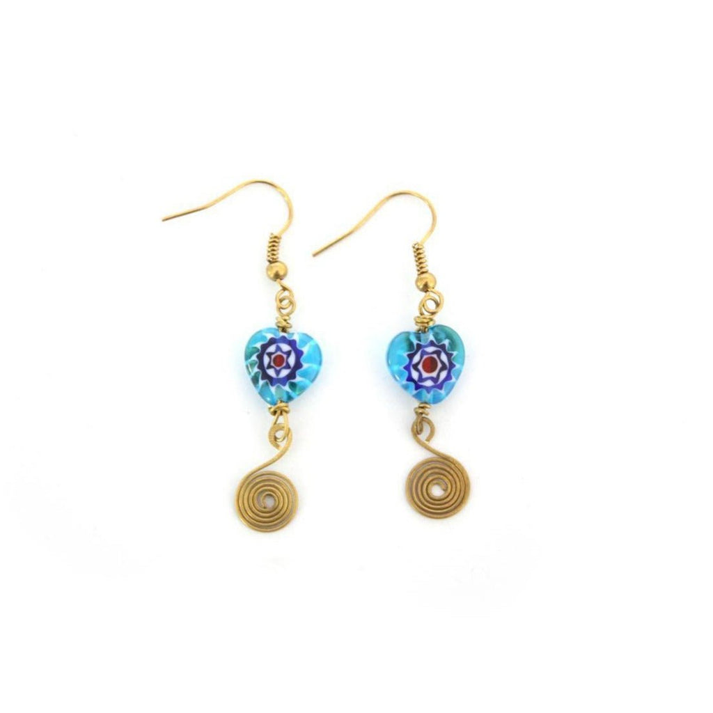 Milly Blown Glass Earrings - Thailand Jewelry La Vie Bien Milly Blown Glass Earrings - Thailand