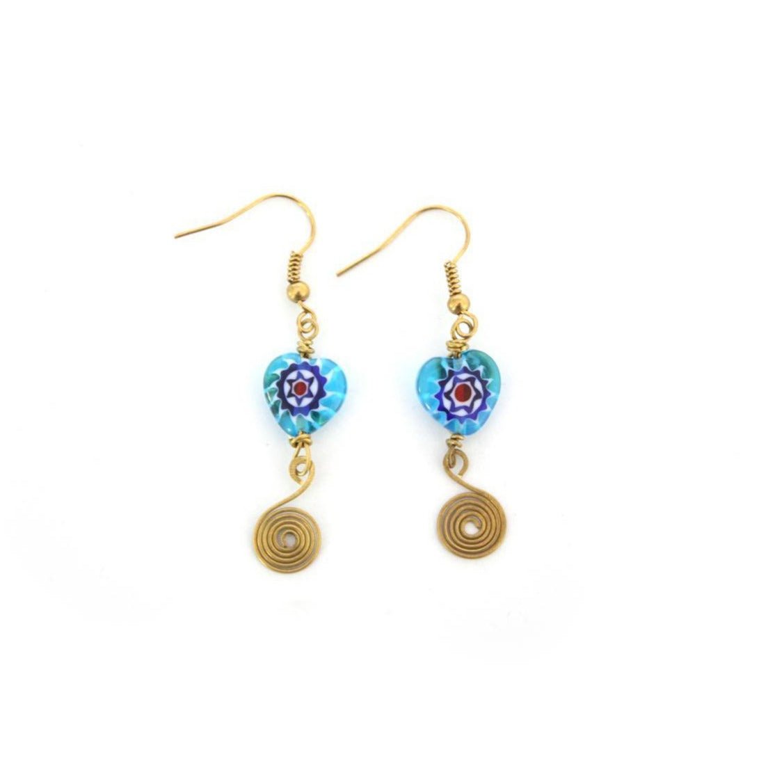 Milly Blown Glass Earrings - Thailand Jewelry La Vie Bien Milly Blown Glass Earrings - Thailand