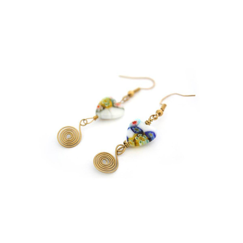 Milly Blown Glass Earrings - Thailand Jewelry La Vie Bien Milly Blown Glass Earrings - Thailand