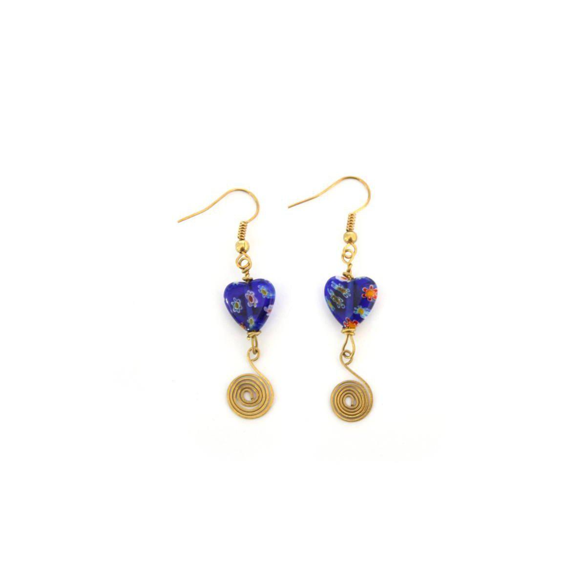 Milly Blown Glass Earrings - Thailand Jewelry La Vie Bien Milly Blown Glass Earrings - Thailand