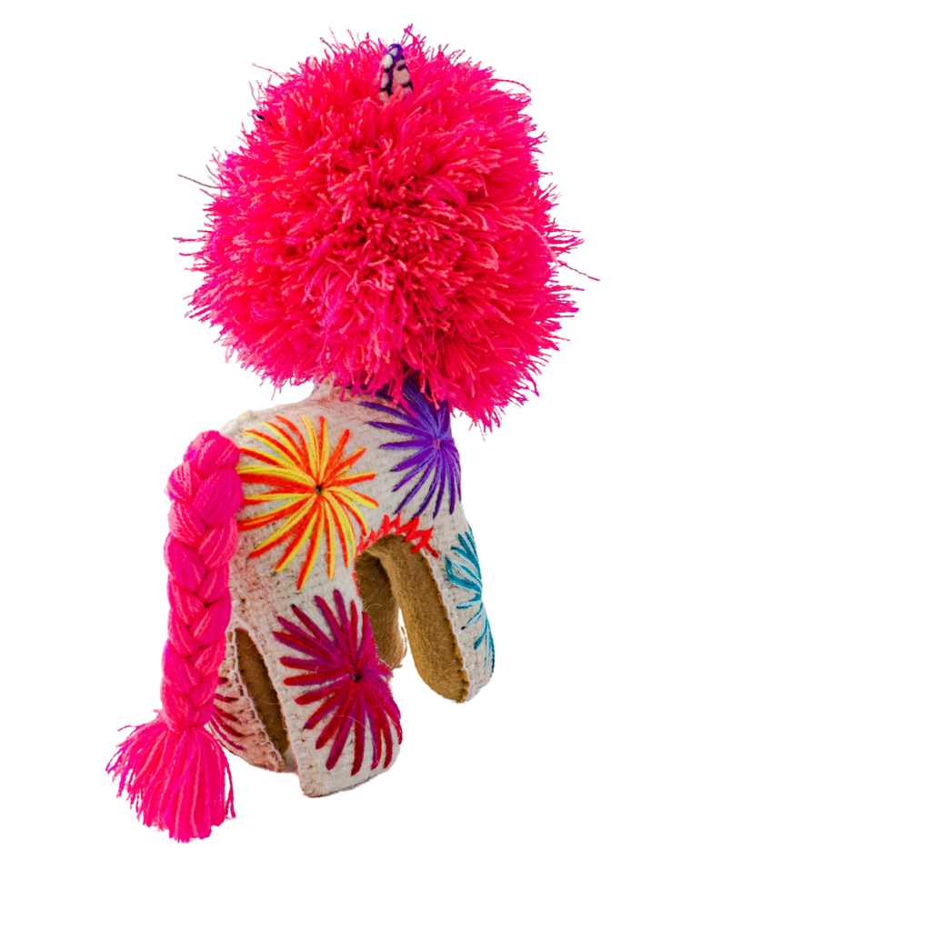Milo the Lion: Repurposed Wool Boho Decor - Mexico Decor La Vie Bien Milo the Lion: Repurposed Wool Boho Decor - Mexico