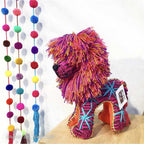 Milo the Lion: Repurposed Wool Boho Decor - Mexico Decor La Vie Bien Milo the Lion: Repurposed Wool Boho Decor - Mexico