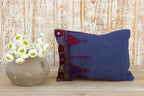 Mima Antique Indigo Grain Sack Pillow Pillow La Vie Bien Mima Antique Indigo Grain Sack Pillow