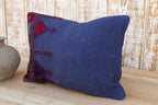 Mima Antique Indigo Grain Sack Pillow Pillow La Vie Bien Mima Antique Indigo Grain Sack Pillow