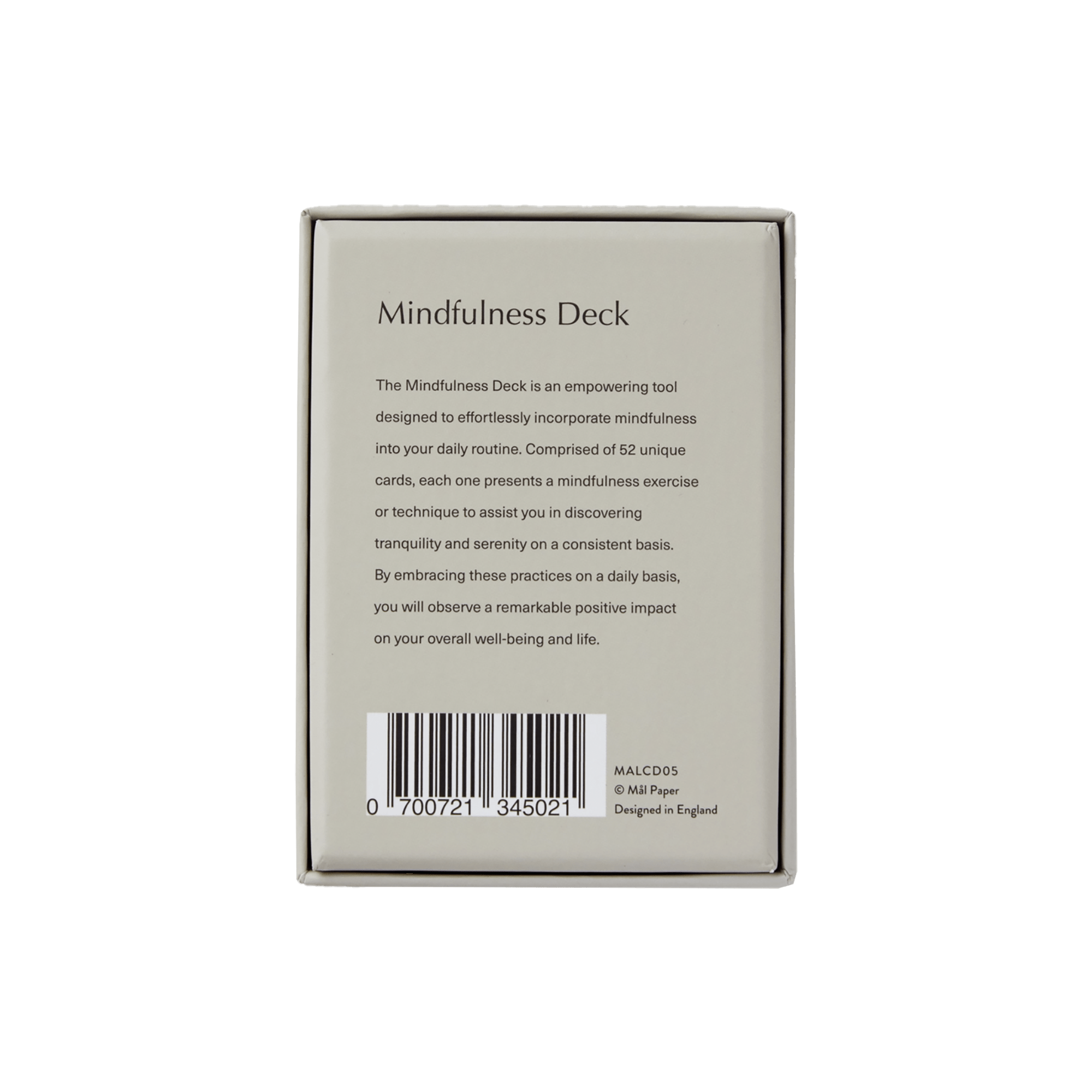 Mindfulness Meditation Card Deck