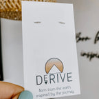Mini Bar Stud Earrings by Derive Jewelry