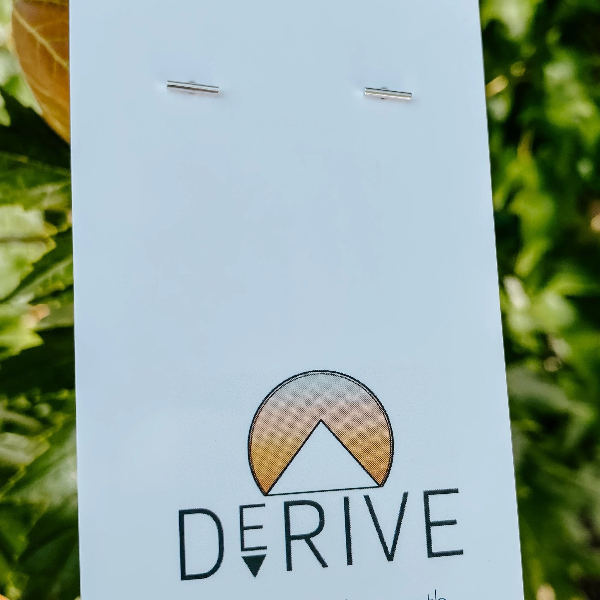Mini Bar Stud Earrings by Derive Jewelry