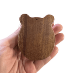 Mini Bear-Shaped Wooden Kalimba – 8-Key Thumb Piano by Music Frog Co