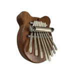 Mini Bear-Shaped Wooden Kalimba – 8-Key Thumb Piano by Music Frog Co
