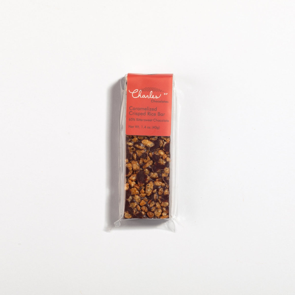 Mini Caramelized Crisped Rice Bar - Bittersweet Bars La Vie Bien Mini Caramelized Crisped Rice Bar - Bittersweet