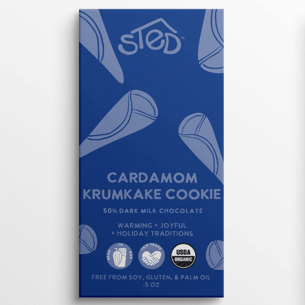 Mini Cardamom Krumkake Cookie Chocolate La Vie Bien Mini Cardamom Krumkake Cookie
