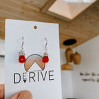 Mini Carnelian Drop Earrings by Derive Jewelry