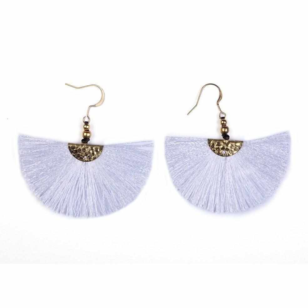 Mini Cleo Tassel Earrings - Thailand Jewelry La Vie Bien Mini Cleo Tassel Earrings - Thailand