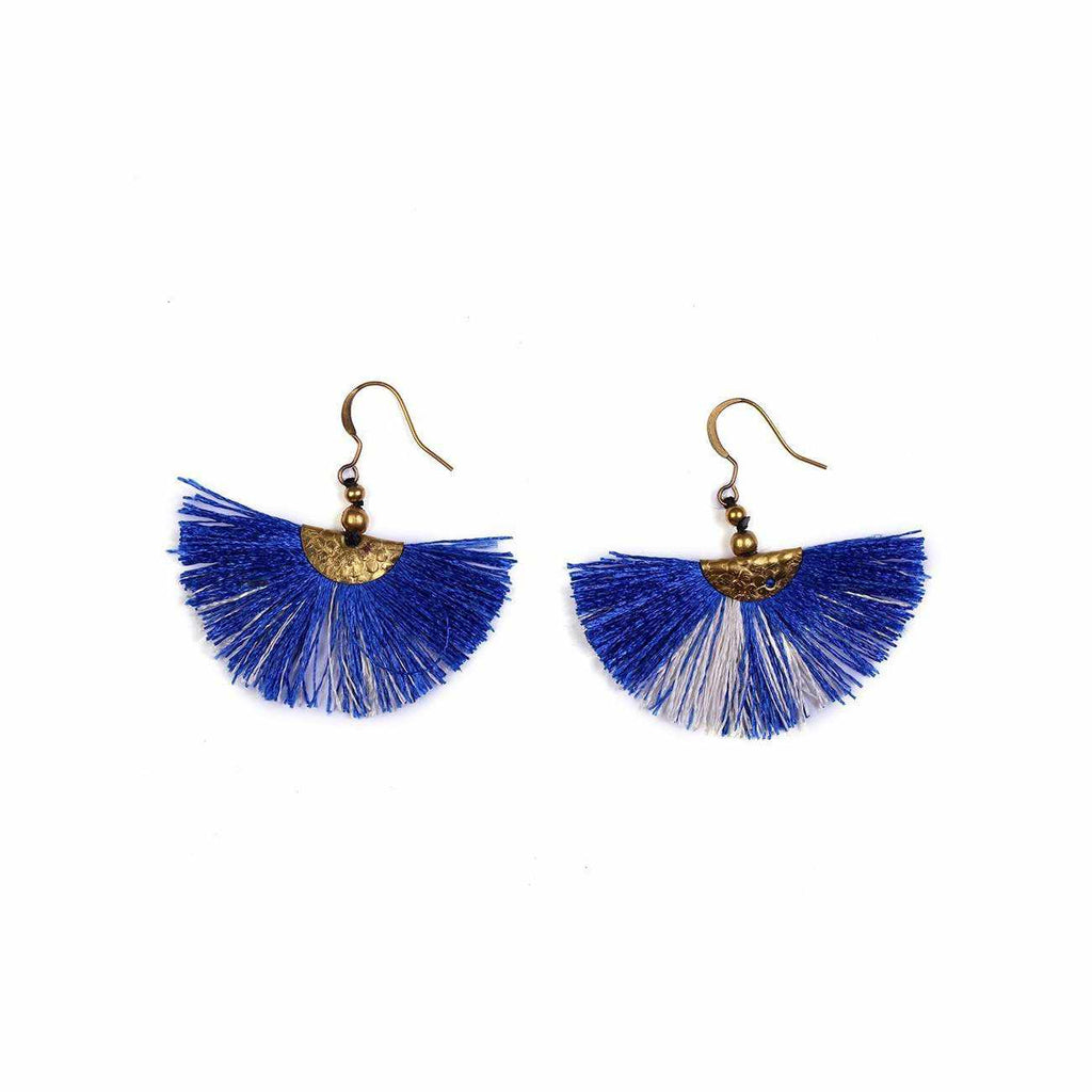 Mini Cleo Tassel Earrings - Thailand Jewelry La Vie Bien Mini Cleo Tassel Earrings - Thailand