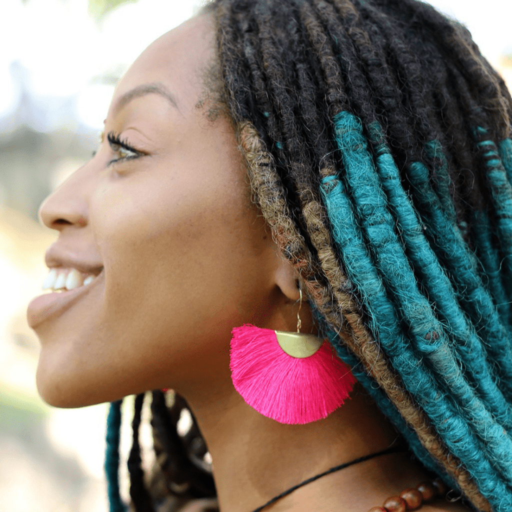 Mini Cleo Tassel Earrings - Thailand Jewelry La Vie Bien Mini Cleo Tassel Earrings - Thailand