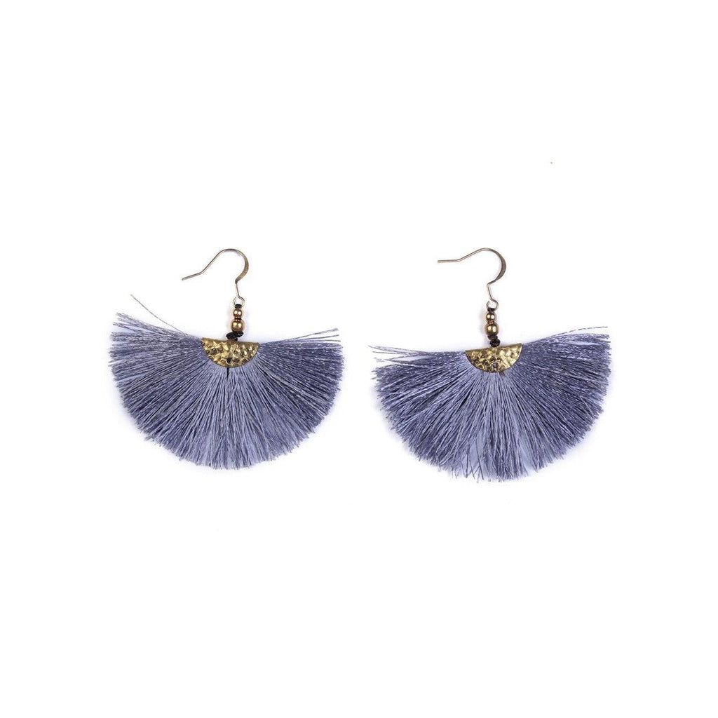 Mini Cleo Tassel Earrings - Thailand Jewelry La Vie Bien Mini Cleo Tassel Earrings - Thailand
